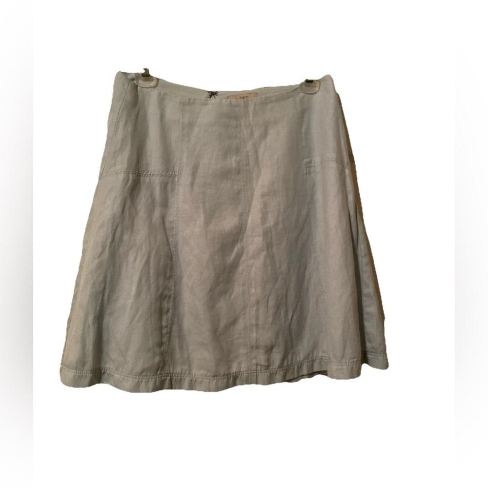 Loft A-Line light blue skirt